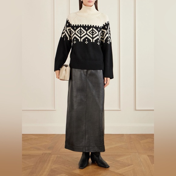 ALTUZARRA Hamilton Fair Isle wool turtleneck sweater $995 NEW without tag - Picture 9 of 15